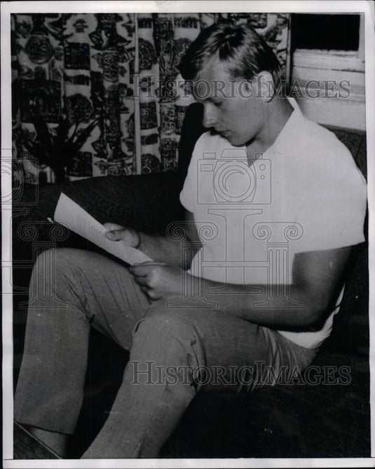 1968 Peter Dubcek, son of Czech leader in Egypt  - Historic Images