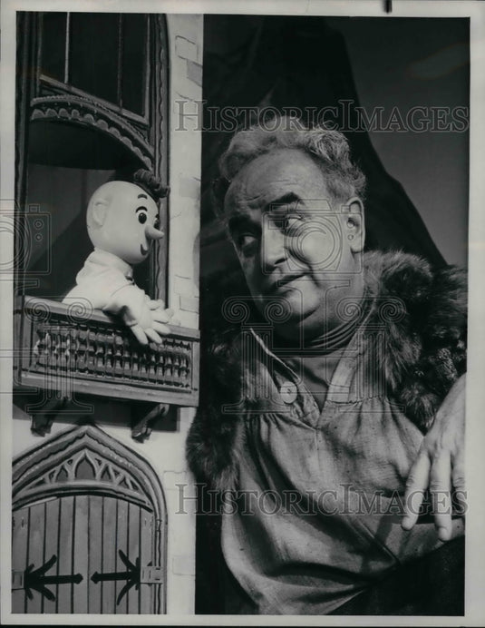 1963 Press Photo Win Stracke as Giant in "Quillow and the Giant". - Historic Images