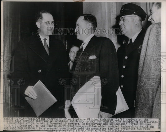 1948 Press Photo Clinton Anderson, Styles Bridges, - nea30196 - Historic Images