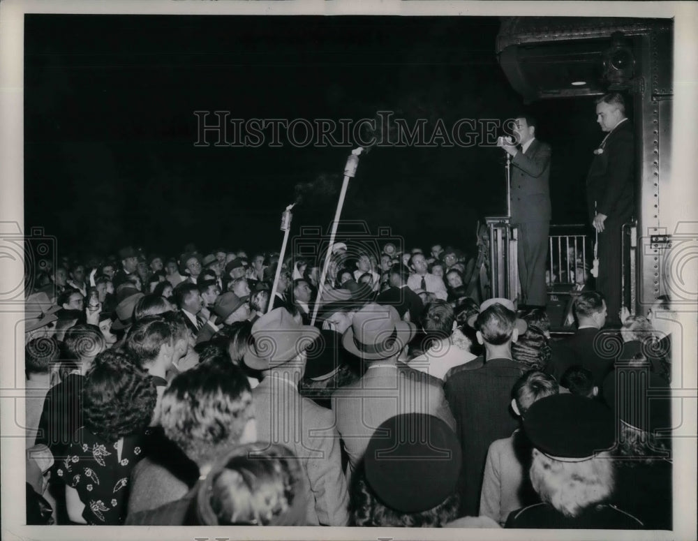 1948 Press Photo Republican Pres, candidate Thomas E. Dewey - Historic Images