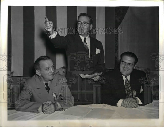 1941 Press Photo Benjamin Jacoby Conference of Gasoline Retailers - Historic Images
