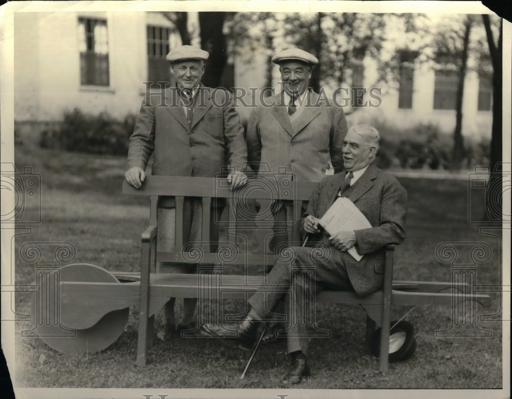 1931 Press Photo Myer Harley, Ryan Sweeney &amp; C.J. Austin-Historic Images