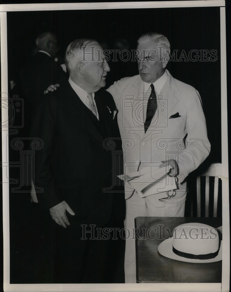 1936 Press Photo Republican chair Bertrand Snell, Henry Fletcher - Historic Images