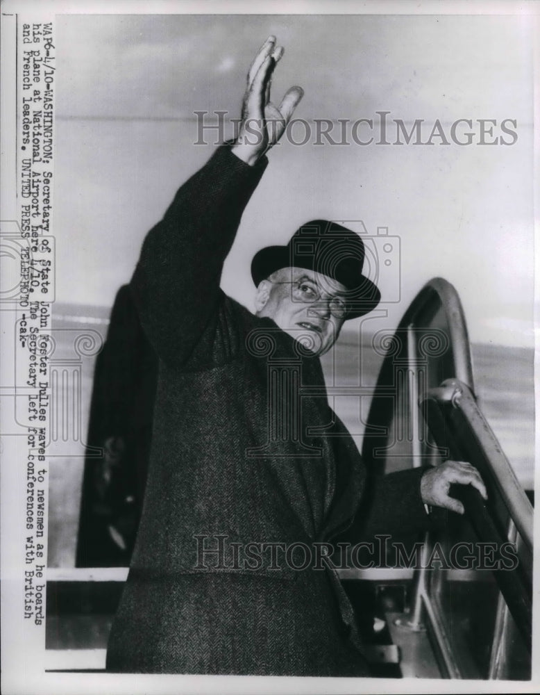 1954 John Foster, Secretary of State - Historic Images