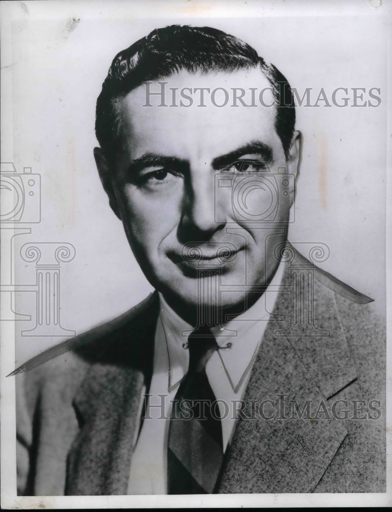 1956 Ted Mack host of Original Amateur Hour on radio and television - Historic Images