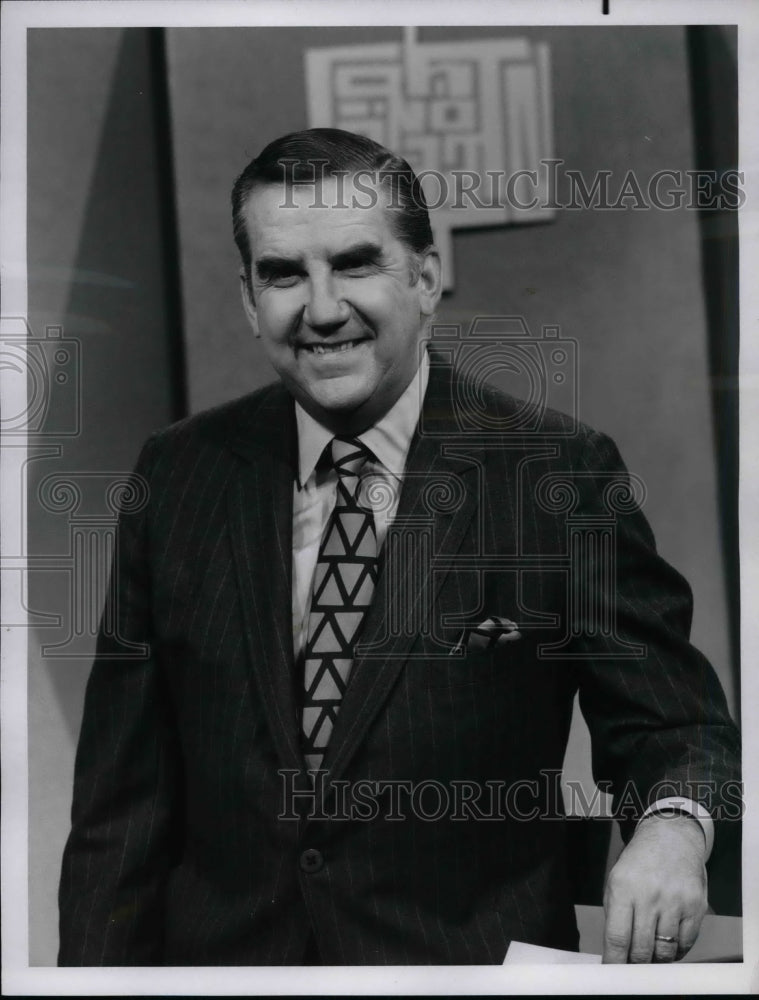 1969 Press Photo Ed McMahon host of NBC&#39;s &quot;Concentration&quot; - Historic Images