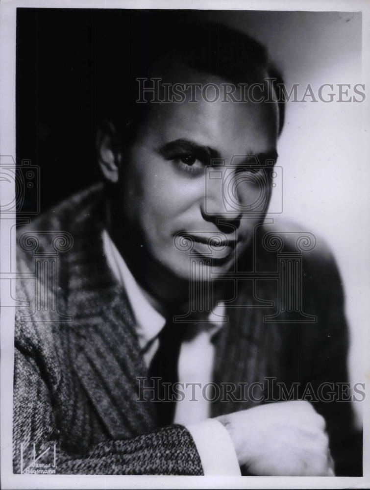 1958 Press Photo Don Costa an American pop music arranger and record producer - Historic Images