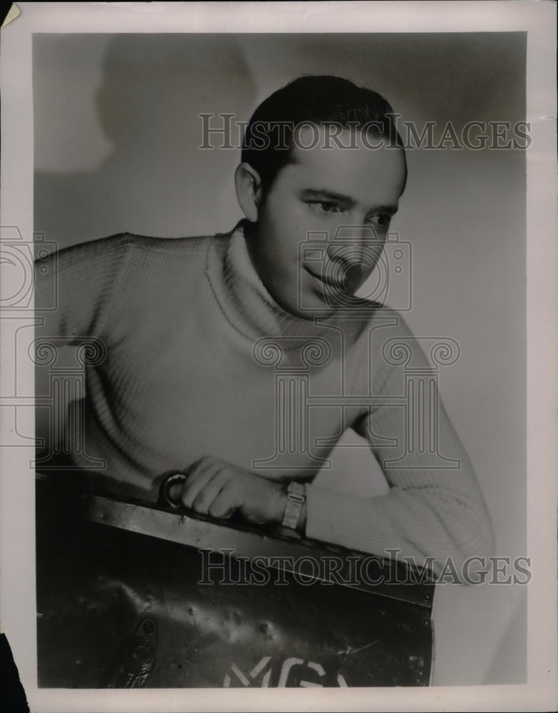 1936 Press Photo Igor Gorin Hollywood&#39;s new vocal sensation of 1936 - Historic Images