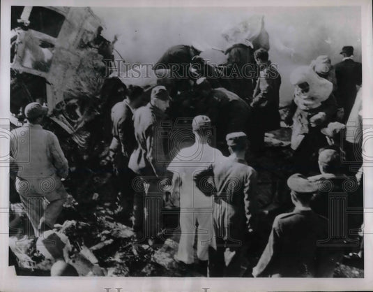 1951 Press Photo Denver Colorado B-29 superfort Bomber crash - nea31016 - Historic Images