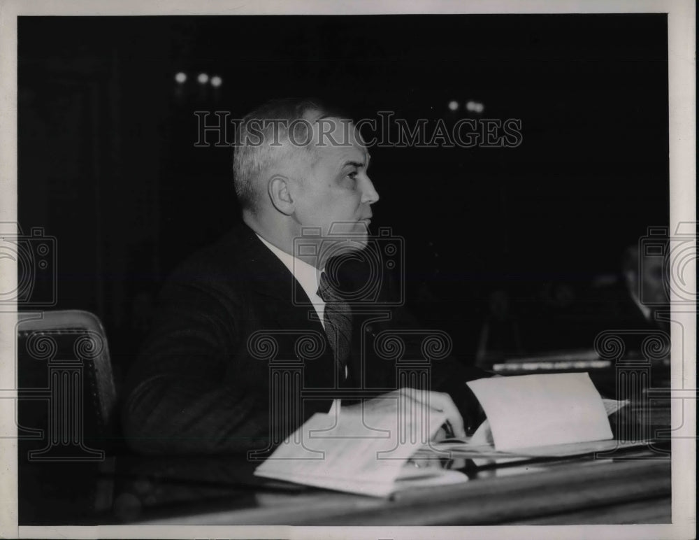 1939 Press Photo Mayor Harold Burton at Council Meeting - nea31040-Historic Images