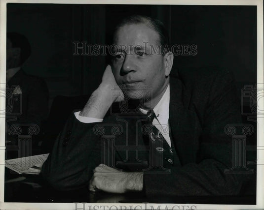 1946 Press Photo John S Bugas Director of Industrial Relations Ford Motor Comp - Historic Images