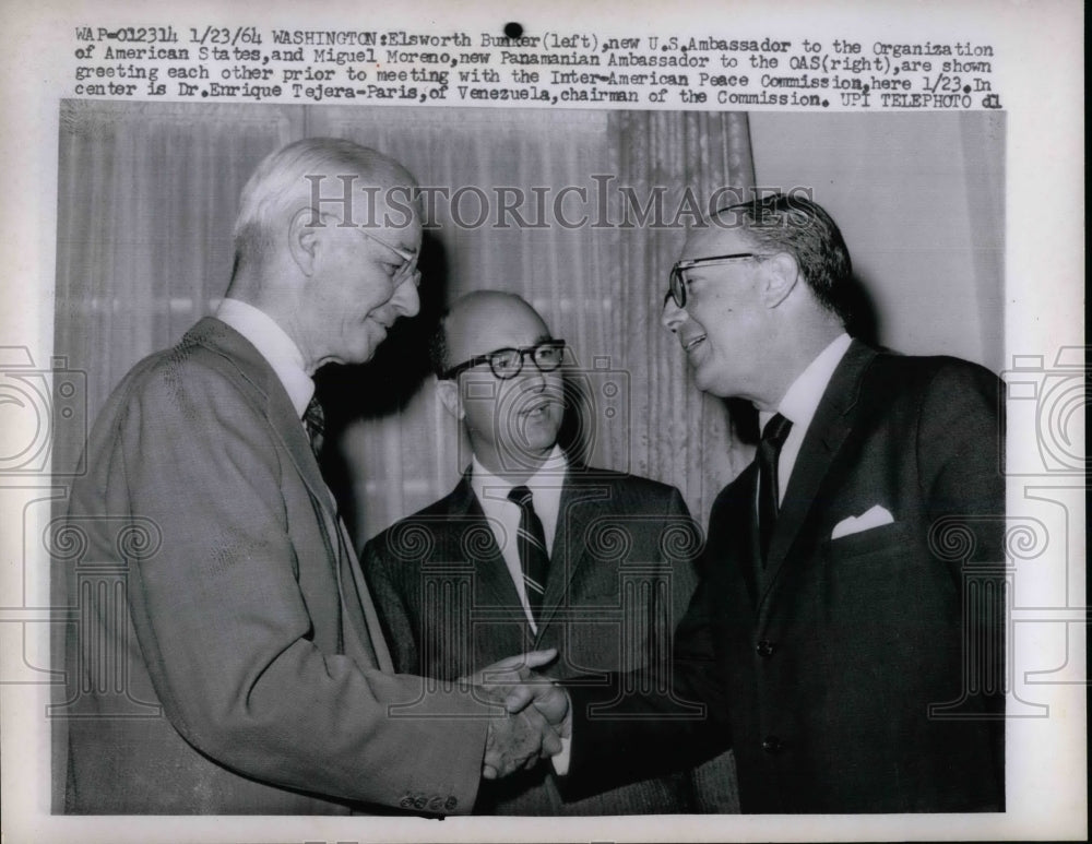1967 Elsworth Bunker New US Ambassador  - Historic Images