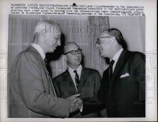 1967 Elsworth Bunker New US Ambassador  - Historic Images
