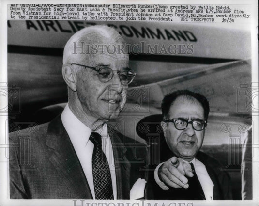 1968 US Ambassador to S Vietnam Ellsworth Bunker  - Historic Images