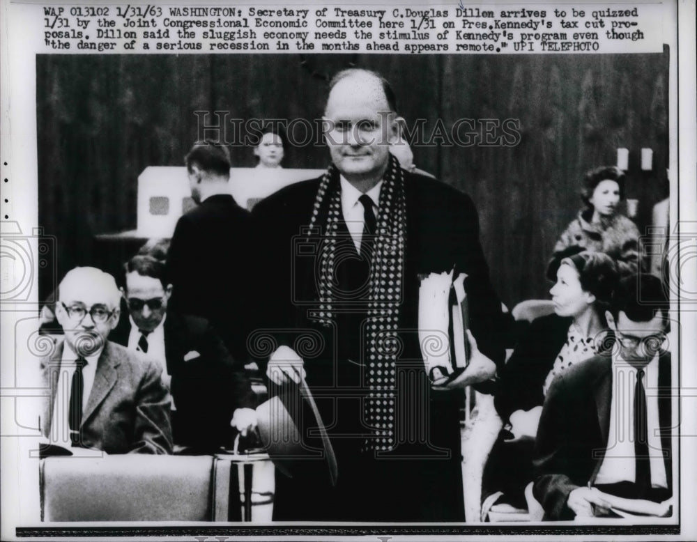 1963 Secretary of the Treasury C. Douglas Dillon  - Historic Images