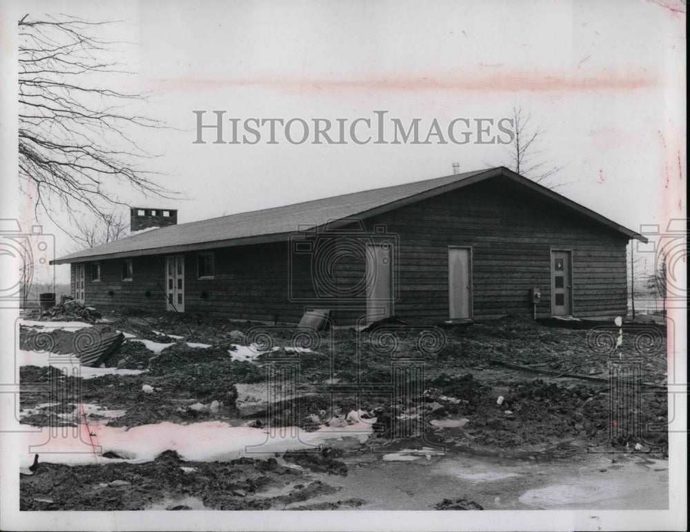 Press Photo Kiwanis Club House In Richmond Heights Rear Of Recreation Park - Historic Images