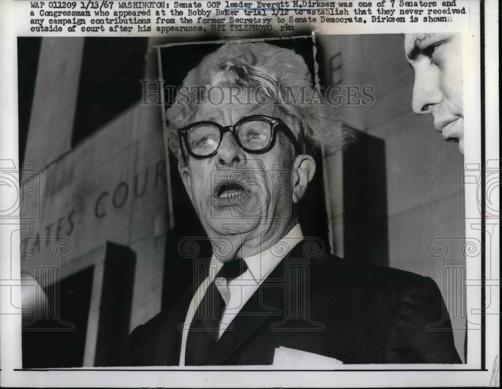 1967 Senate GOP leader Everett M. Dirksen  - Historic Images