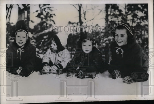 1950 Princesses Desiree Anne Marie Benedicte Margaretha Of Sweden - Historic Images