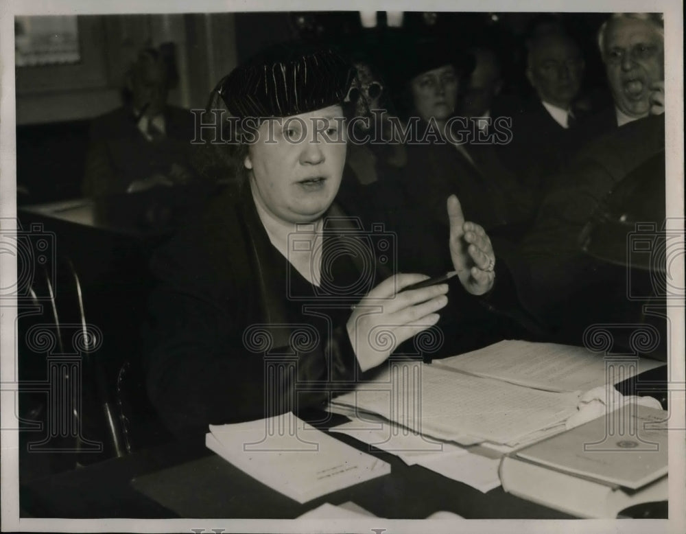 1938 Press Photo Mrs.Elinore M.Herrick. - nea31612 - Historic Images