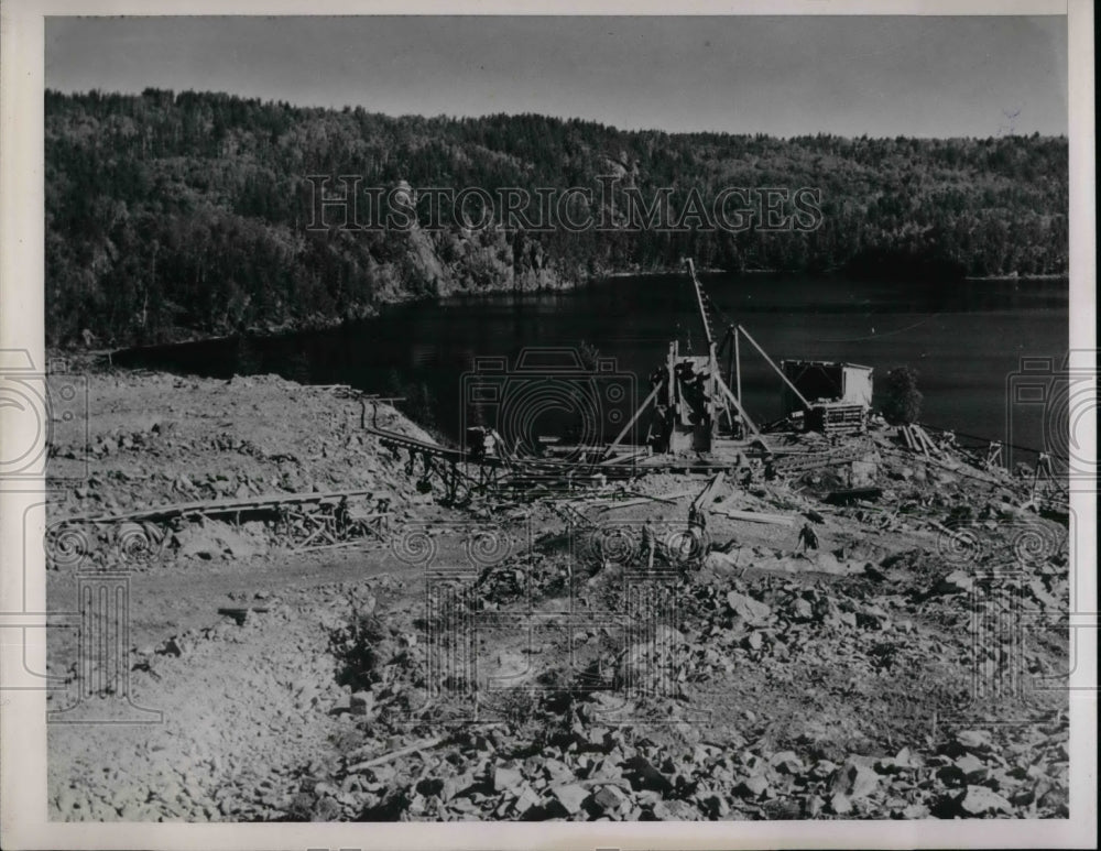 1940 Sleeb Rock lake Canada  - Historic Images
