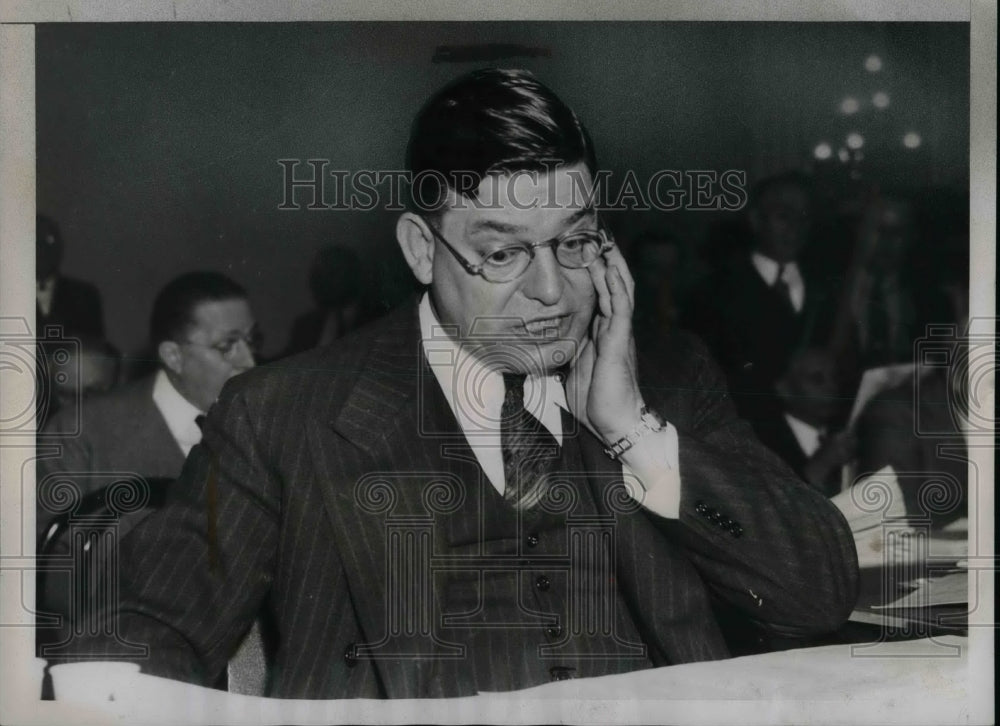 1938 George harrison President of Brotherhood Railway Clerks - Historic Images