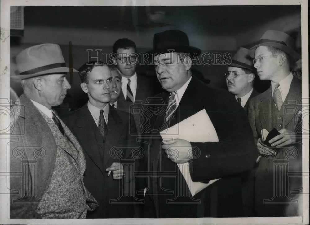 1937 Press Photo George Harrison American Federation Labor Chairman - nea31873 - Historic Images