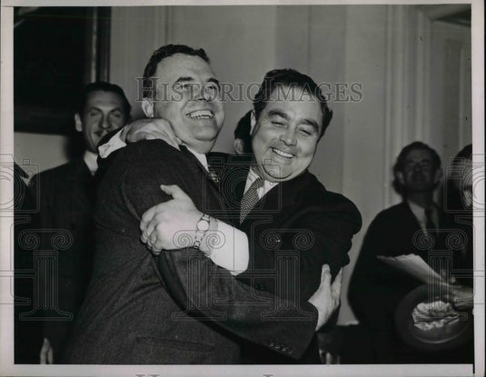 1937 Golfer John Montague & his atty Noonan  - Historic Images