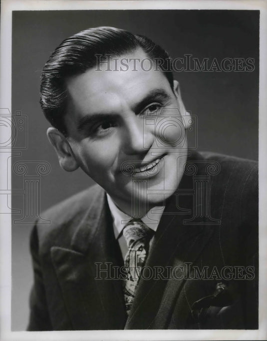 1952 Press Photo Radio Personality Bob Hawks-Historic Images