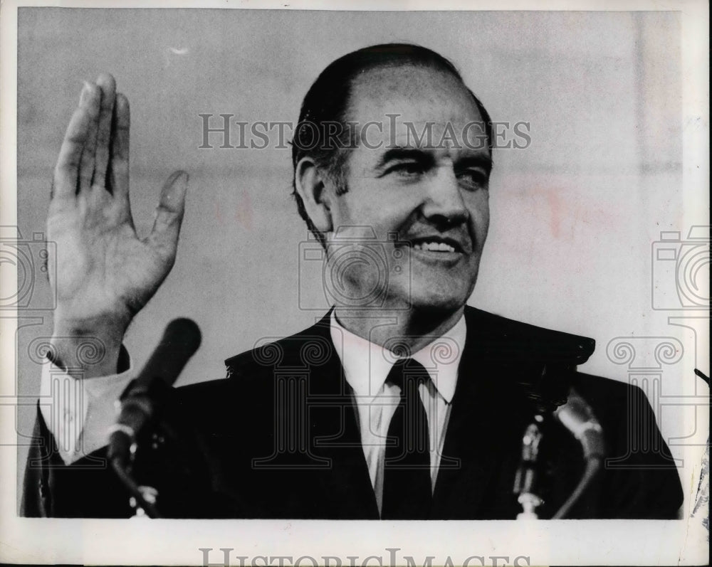 1968 Sen. George S. McGovern running for president  - Historic Images