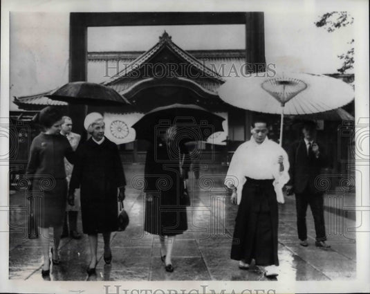 1969 Press Photo Mrs. Hubert H. Humphrey,Mrs. Edwin O. Redschauer & Mrs.Sato-Historic Images