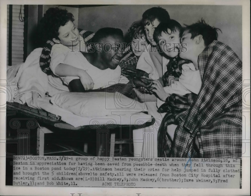 1951 Press Photo John Atkinson, Bill Mackey, John Mackey, Dave Weiner, F. Butler - Historic Images