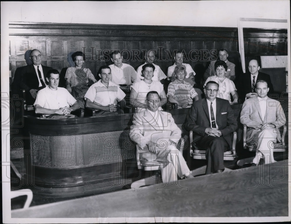1962 Press Photo Jurors for Grand Jury Trial - nea32484-Historic Images