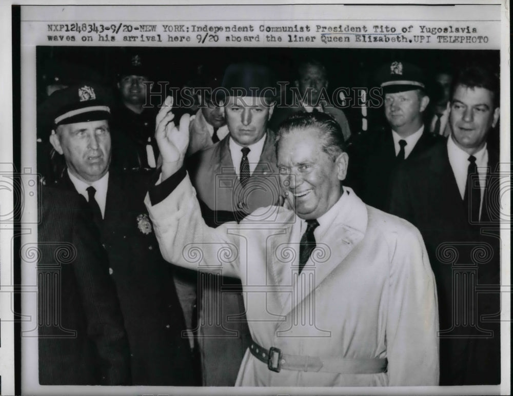 1960 President Tito of Yugoslavia  - Historic Images