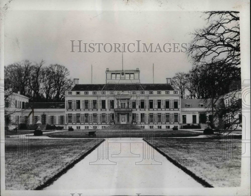 1938 Press Photo Soestdijk Palace Holland - Historic Images