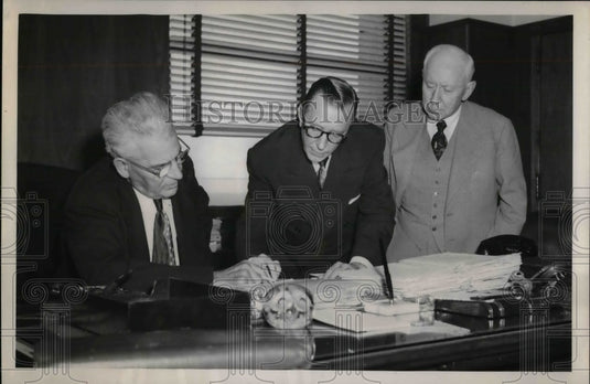 1952 Union man JP Shields,LW Horning & DB Robertson  - Historic Images
