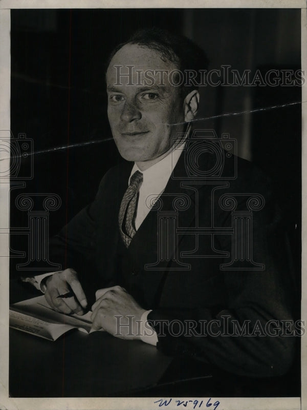 1934 Press Photo Professor Jacob Viner Appointed To Treasury Departmen ...