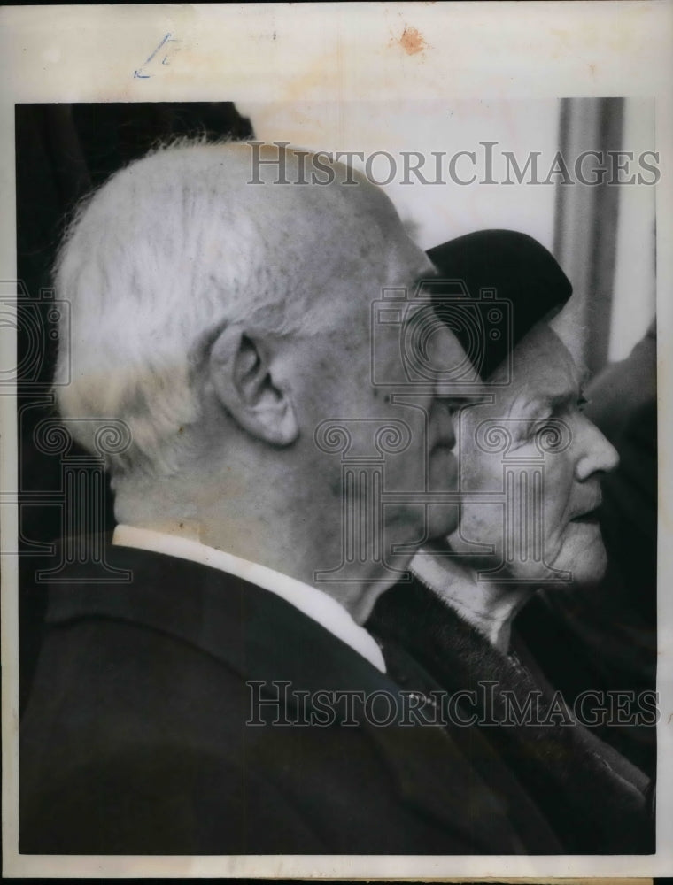 1959 Press Photo James Byrnes at dedication of Saco-Lowell R & D Center - Historic Images