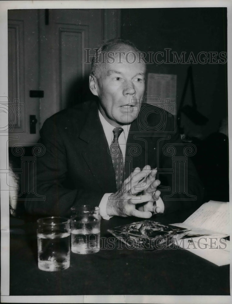 1957 James H. Smith testified at Senate Foreign Relation Committee. - Historic Images