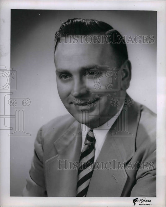 1955 Press Photo Businessman DR Henderson Of Trans Canada Airlines - nea33142 - Historic Images