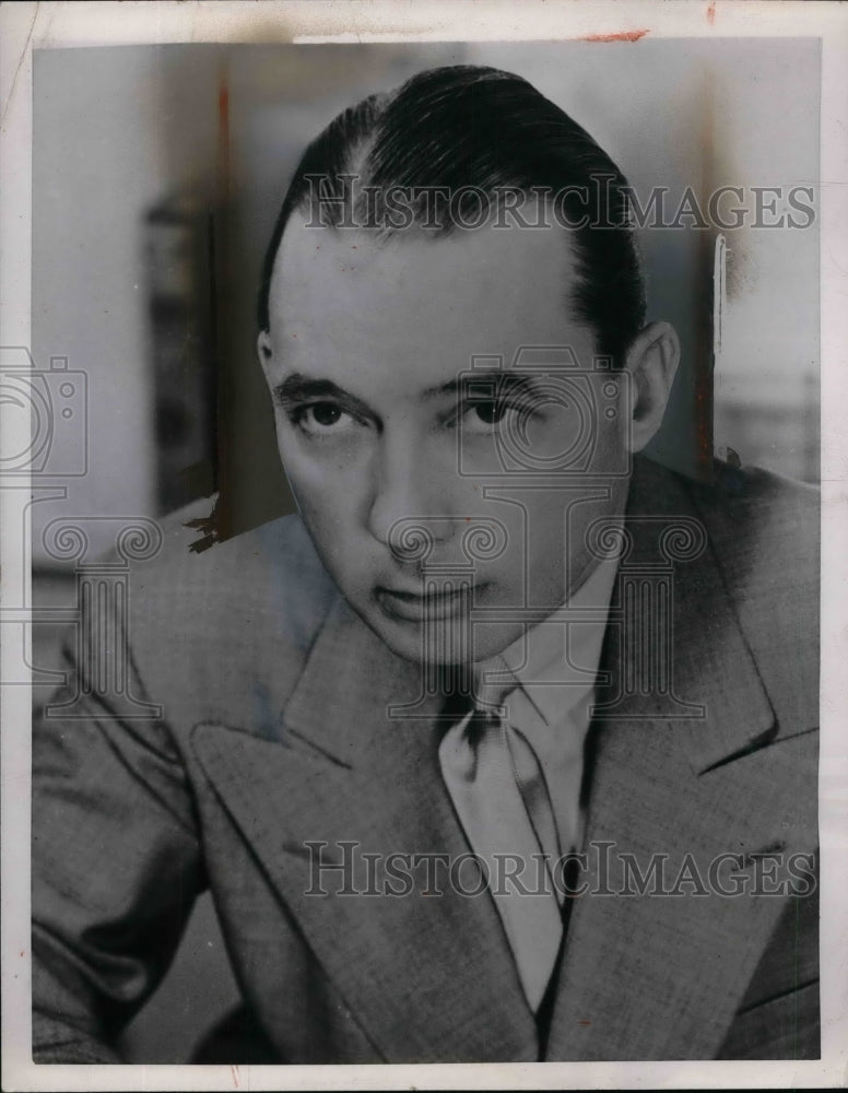 1952 Press Photo Robert Humphreys Washington Politcal Writer-Historic Images