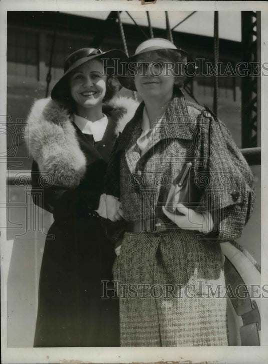 1934 Mrs Howard Fudley & Mrs J Herbert Swifter-Historic Images
