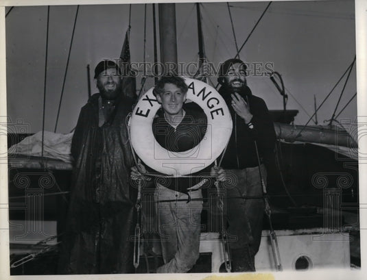 1938 Press Photo Iowa Travellers end Sea Trip in Southland after 15 months.-Historic Images