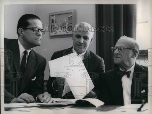 1959 Press Photo Pres. Esisenhower Fact-finding Board for East Coast Dock Strike - Historic Images