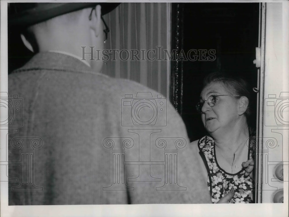 1956 Mrs. Mary Merklinger Age 65  - Historic Images