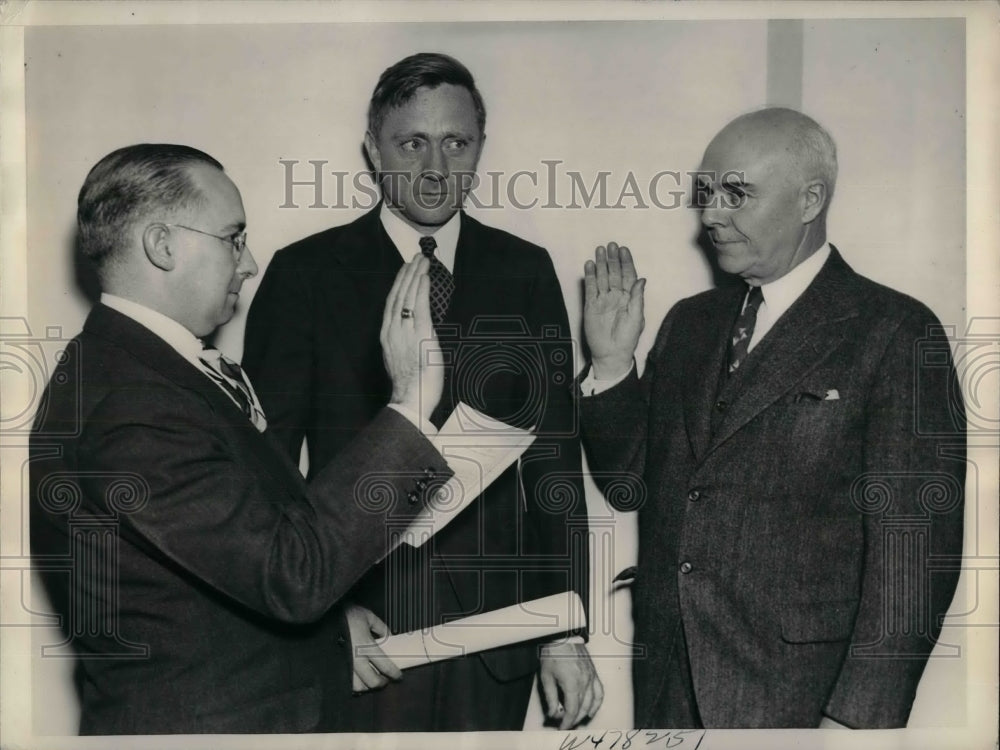 1938 Press Photo Former Senator Edward Eicher Appointed - nea33440 - Historic Images