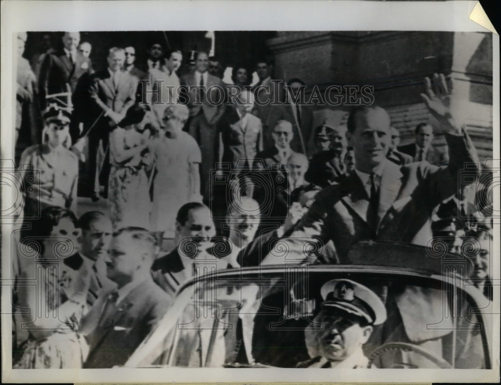 1962 Press Photo British Prince Philip on visit to Argentina - nea33624 - Historic Images