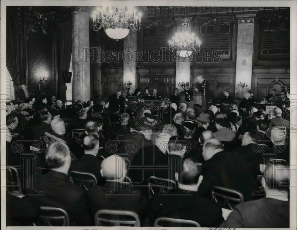 1940 Press Photo Democratic National Committee meeting to choose the host city. - Historic Images