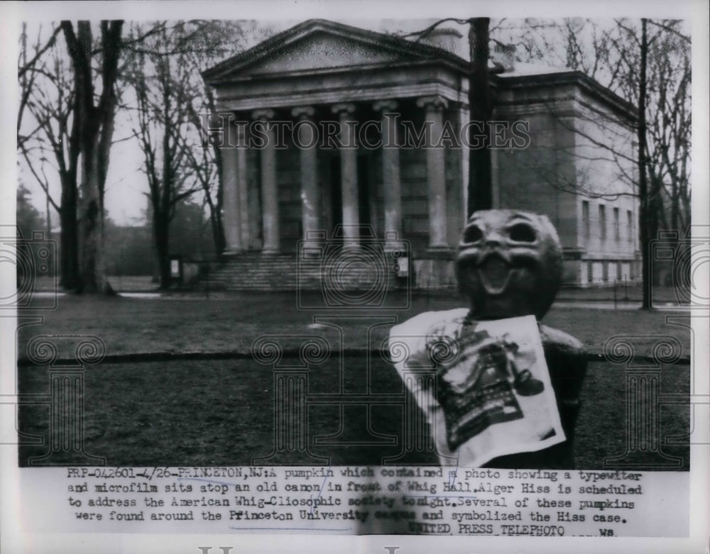 1956 Press Photo Whig Hall at Princeton University - nea33765 - Historic Images