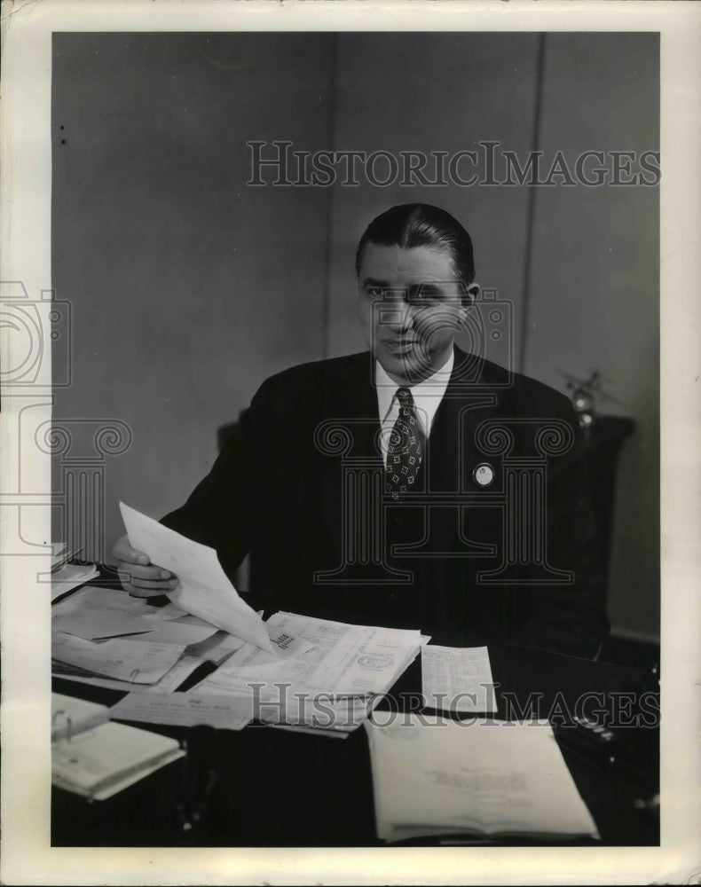 1942 A.M. Hall Division Manager For Aircraft Corporation  - Historic Images