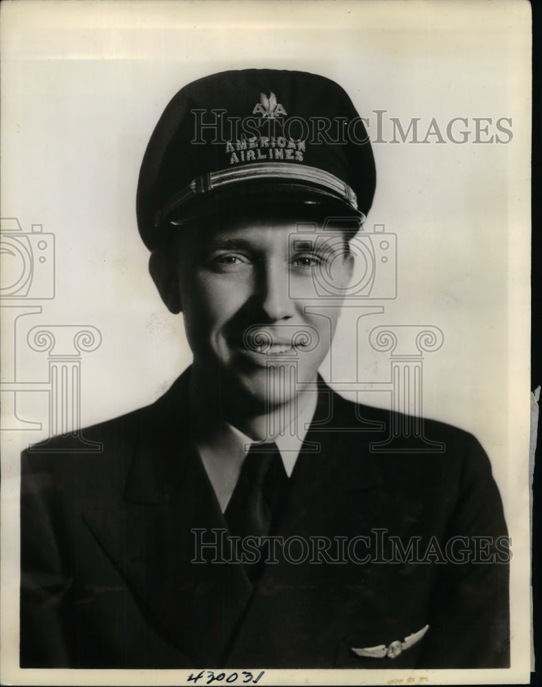 1909 Press Photo Joe Sutherland American Airlines-Historic Images